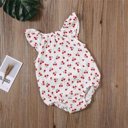 Infant Baby One-Piece Romper Sweat-Absorbent And Breathable Triangle Romper