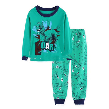 New Children's Loungewear Set Dinosaur Pattern Children Clothes