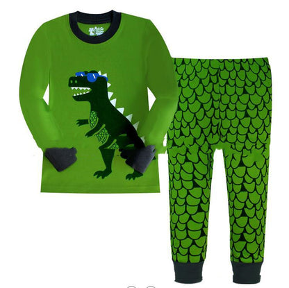 New Children's Loungewear Set Dinosaur Pattern Children Clothes