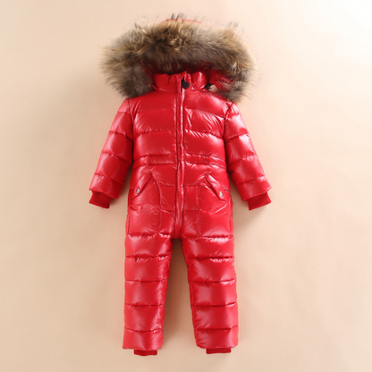 Children's Thick And Warm One-piece Down Jacket